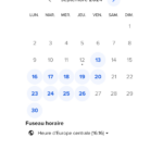 calendrier